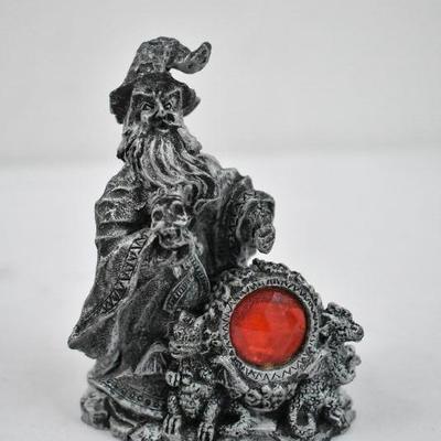 Wizard Figurine with Red 