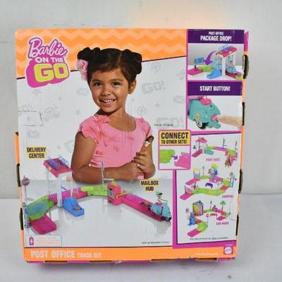 Barbie on the Go Post Office Play Set - New, Damaged Box