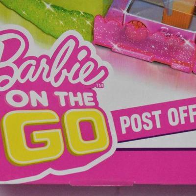 Barbie on the Go Post Office Play Set - New, Damaged Box