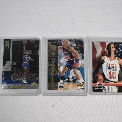 3 Basketball Cards: 1 Derek Harper & 2 Reggie Miller 1994