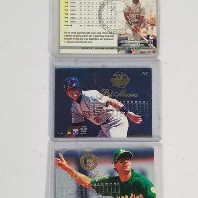 3 1994-95 Baseball Cards: Lankford, Meares, Gates