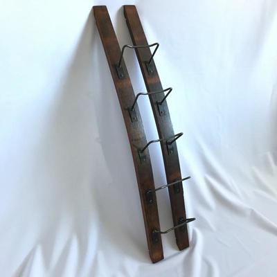 Lot2 - Wine Rack & Towel Holder - Arts & Crafts Style