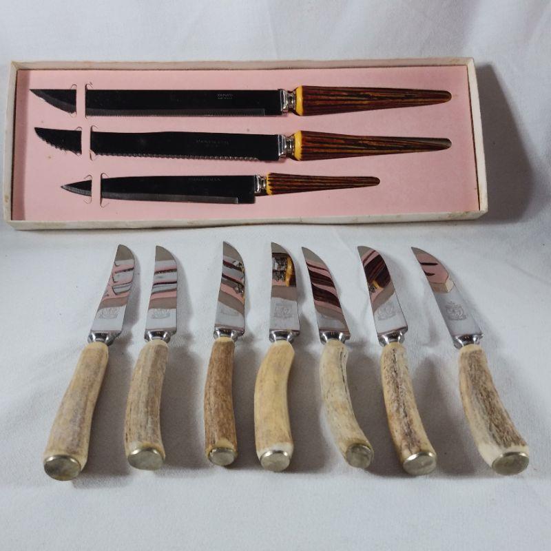 Stag Horn Steak and Serving Knives
