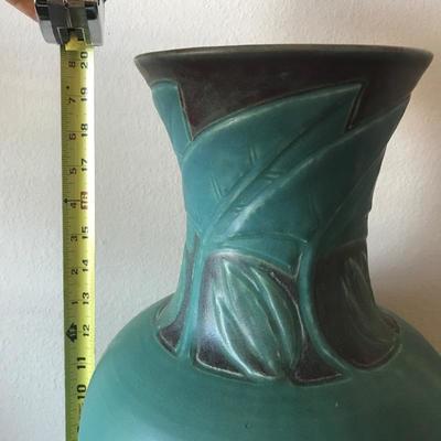 Lot 8- Rookwood Signed Tall Leaf Vase
