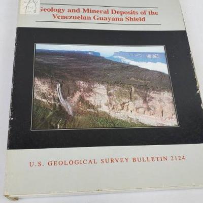 Vintage 1995 SoftCover w/ Outer Cover, Geology & Mineral Deposits of Venezuelan
