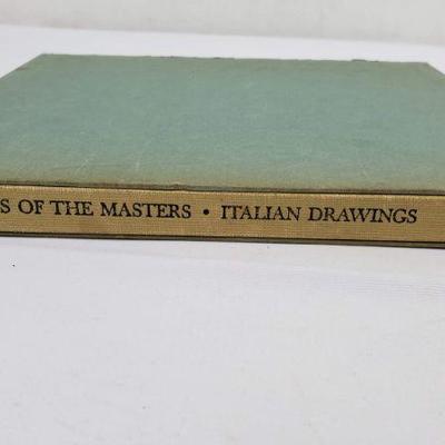 Vintage 1963 Hardcover Drawings & Box Masters Italian Drawings 15th-19th Century