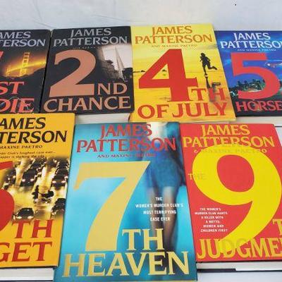 7 James Patterson Hardback Books: 1st to Die to 9th Judgment