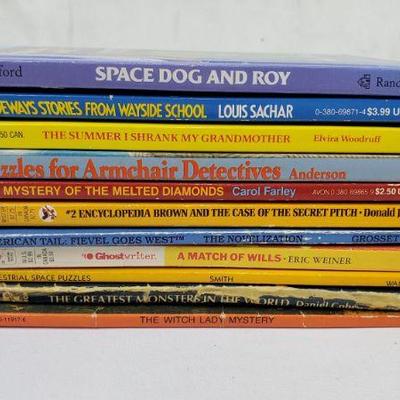 11 Kids Paperback Books: Space Dog & Roy to The Witch Lady Mystery