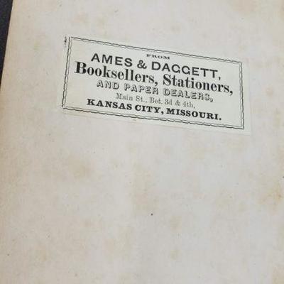 Antique Hardback Book 1864: Thirteen Months in The Rebel Army , Fragile