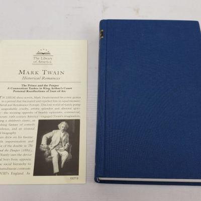 Vintage Hardback Book 1978: Mark Twain, Historical Romances with Box Cover