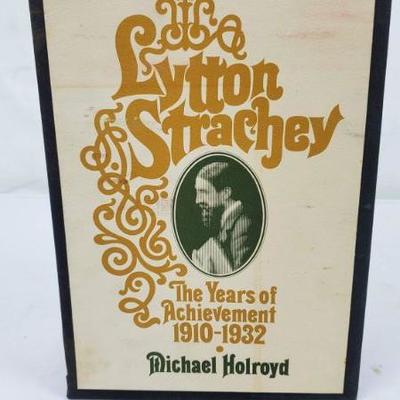 Vintage Hardback Books 1968: Lytton Strachey 1880-1910 & Years of Achievement