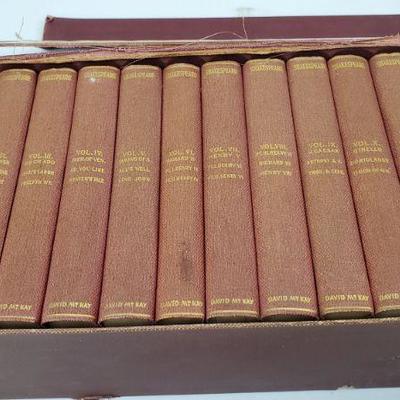 Complete Works of William Shakespeare, 13 Volumes in Original Box