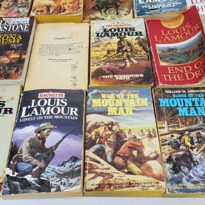 14 Paperback Western Books: Utah to Blood of the Mountain Man