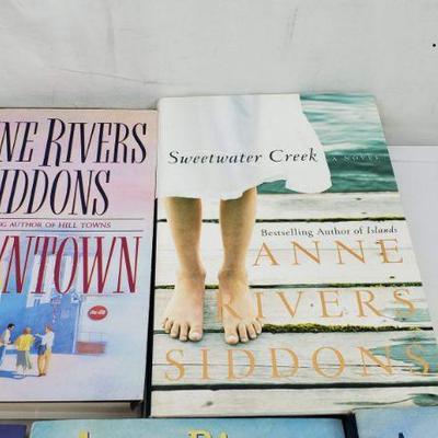 5 Anne Rivers Siddons Hardback Books: Downton to Colony