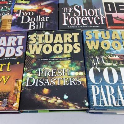 7 Stuart Woods Hardback Books: Lucid Intervals to Cold Paradise