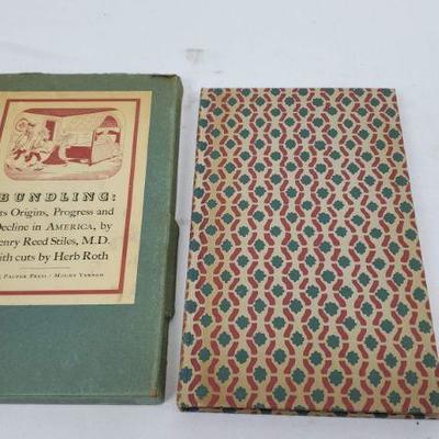 Vintage Hardback Book: Bundling: It's Origins, Progress & Decline in America