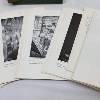 Vintage Study Set of Fine Art Reproductions Prepared by The University Prints