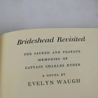 Vintage 1960 Hardcover Book Brideshead Revisited by Evelyn Waugh
