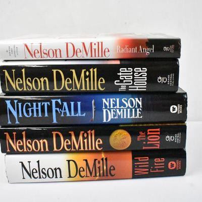5 Hardcover Books by Nelson DeMille: Radian Angel -to- Wildfire