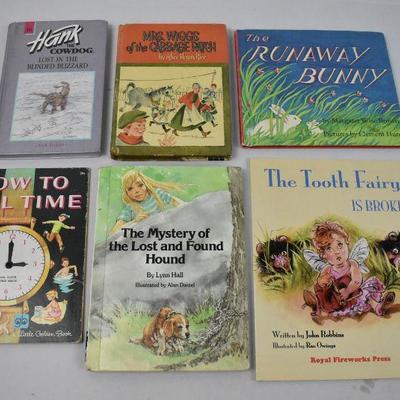 6 Vintage Kids Books: Hank the Cowdog -to- The Tooth Fairy is Broke