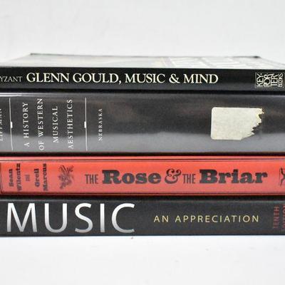 4 Books About Music: 3 Hardcover and 1 Paperback