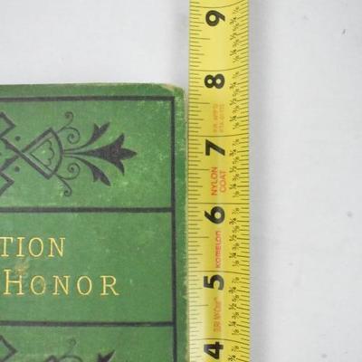 A Question of Honor, Hardcover Book by Christian Reid, Antique 1875, Fragile