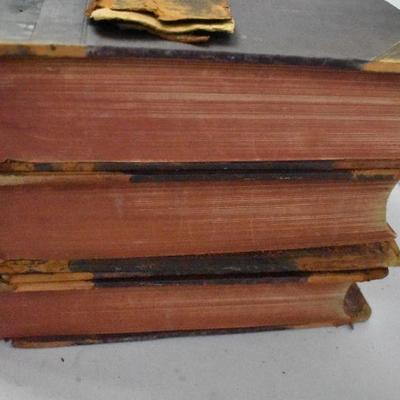 3 Large Books The Century Dictionary Vol 1, 2, & 3. Fragile/Issues, Antique 1889