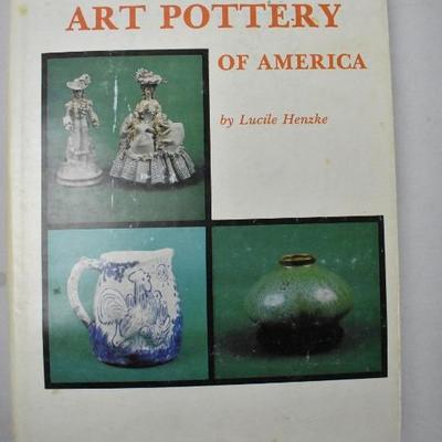 4 Hardcover Pottery Books: Rookwood Pottery -to- Weller Pottery