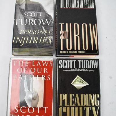 4 Hardcover Books by Scott Turow: Personal Injuries -to- Pleading Guilty