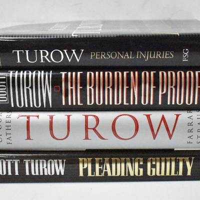 4 Hardcover Books by Scott Turow: Personal Injuries -to- Pleading Guilty