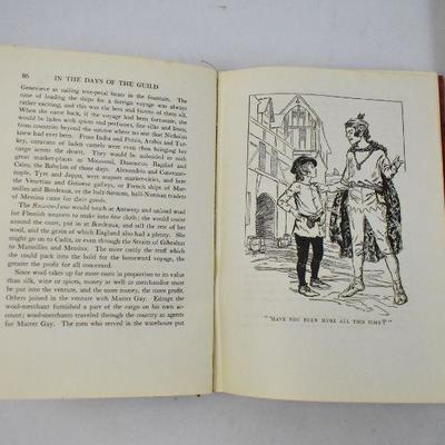 In the Days of the Guild Hardcover Book by L. Lamprey, Antique 1918
