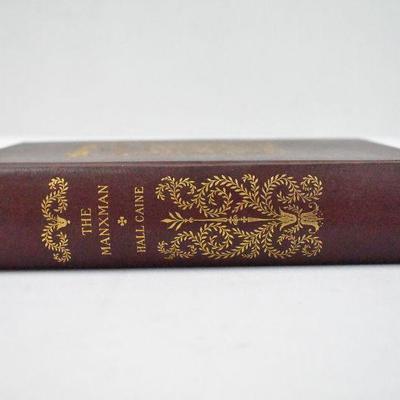 Hardcover Book The Manxman, by Hall Caine, Antique 1895
