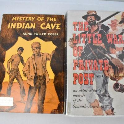 10 Hardcover Books, Western: Mystery of Indian Cave -to- Lonestar Sanctuary