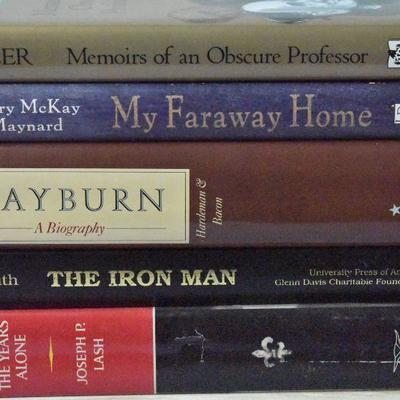 10 Hardcover Books: Biographies: Memoirs of an Obscure -to- No Ordinary Time