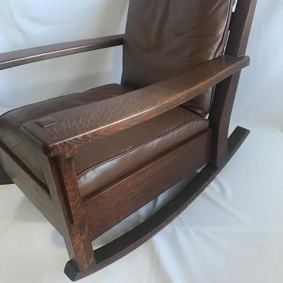 Lot 12 - Limbert Arts & Crafts Rocker