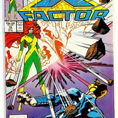 X-FACTOR #18 Origin of Archangel Key Issue Comic Book 1987 Marvel Comics NM