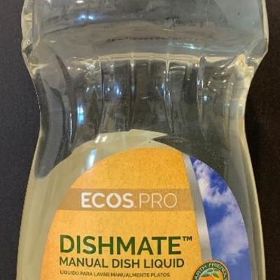 ECOS PRO Dishmate Manual Dish Liquid 25 oz (Free & Clear) - NEW