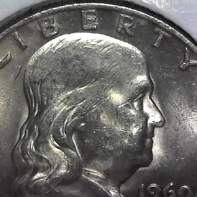 1960-D Franklin Silver Half Dollar VF or Higher