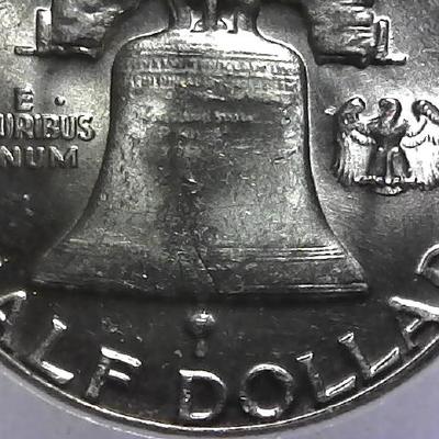 1961-P Franklin Silver Half Dollar VG to VF Possible