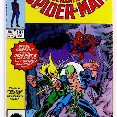 MARVEL TALES #197 SENSATIONAL SPIDER-MAN Iron Fist 1986 Marvel Comics VF/NM