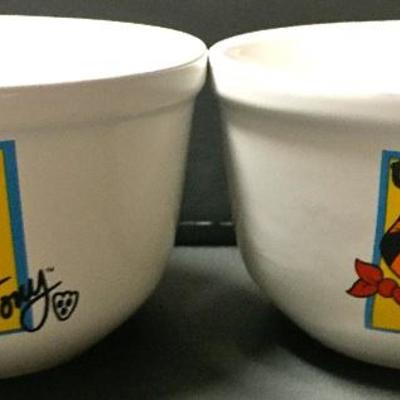 Two (2) Tony the Tiger Cereal / Soup Bowls - NEW