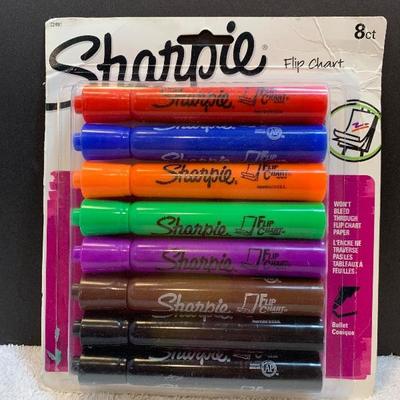 Sharpie 8 Count Flip Chart Markers (Won't bleed through paper) - NEW