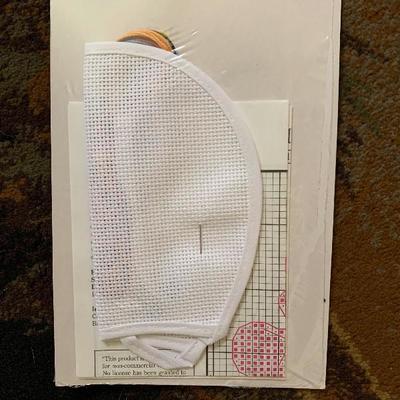 Pooh Bear "Handful of Honey Bib" Counted Cross Stitch Kit - NEW