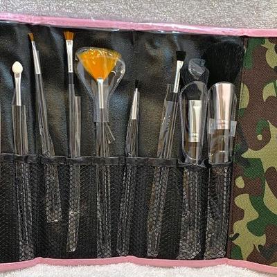 New 10 Piece Makeup Brush Set 