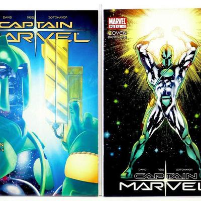 CAPTAIN MARVEL #9-12 (44-47) COVEN Complete Story Part 1-4 - 2003 Marvel Comics NM