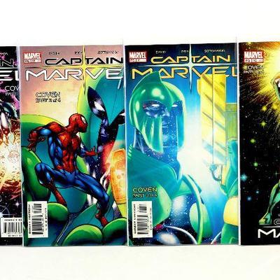 CAPTAIN MARVEL #9-12 (44-47) COVEN Complete Story Part 1-4 - 2003 Marvel Comics NM