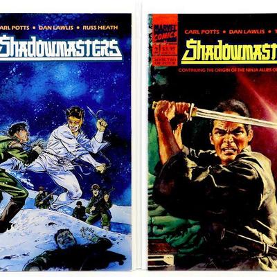 SHADOWMASTERS #1 #2 #3 #4 Full Set Martial Arts Punisher Spinoff 1989 Marvel Comics NM