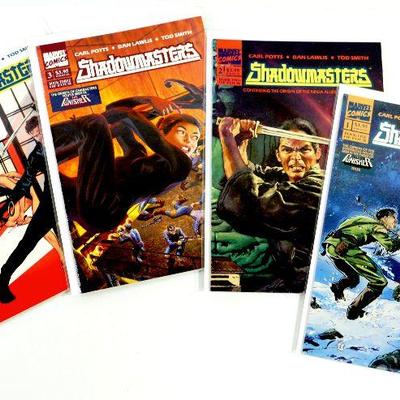 SHADOWMASTERS #1 #2 #3 #4 Full Set Martial Arts Punisher Spinoff 1989 Marvel Comics NM