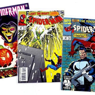 SPIDER-MAN #32 #40 #68 High Grade Comic Book Set 1992/93/96 Marvel Comics NM
