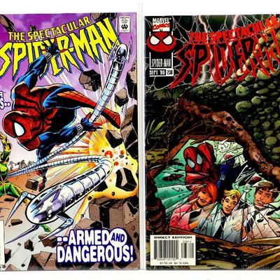 SPECTACULAR SPIDER-MAN #232 #238 #239 #241 Comic Book Set 1996 Marvel Comics NM
